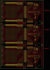 PCB - Circuito stampato per riprodurre la scheda di input