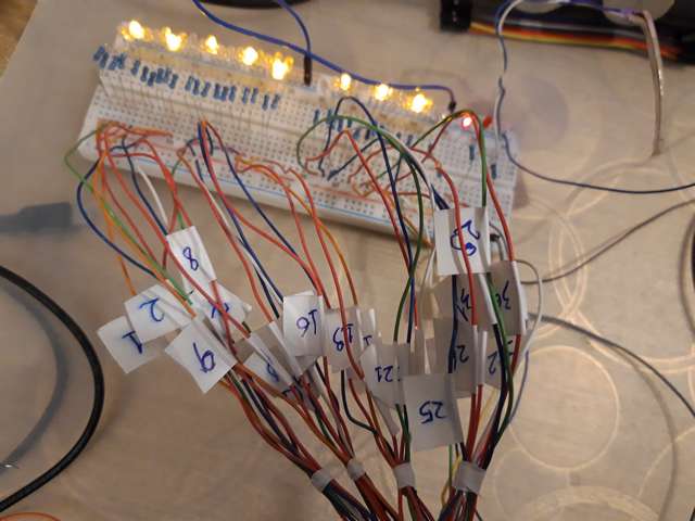 System to test LED lights